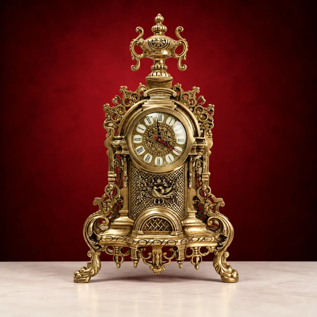 After Antique table clock