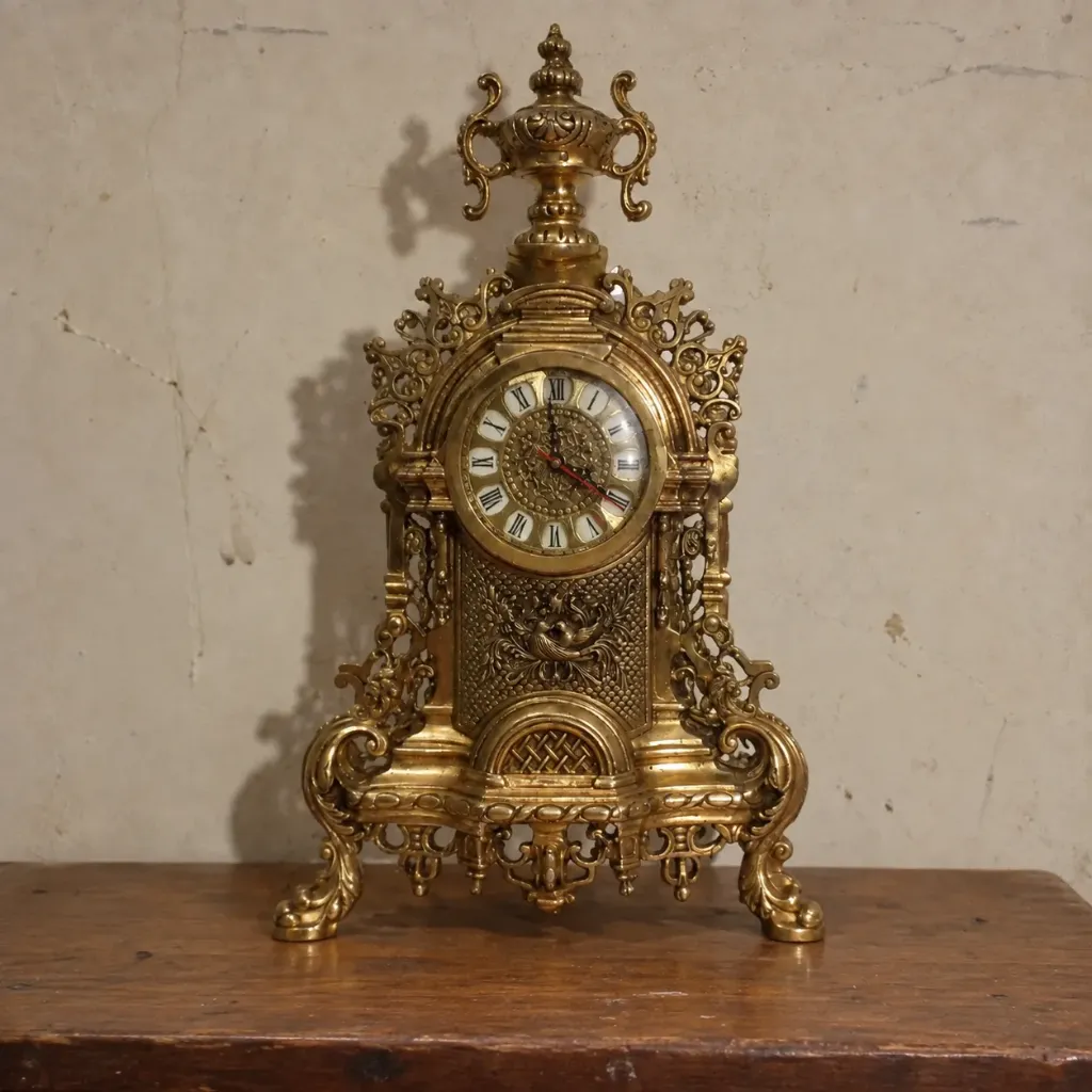 Before Antique table clock